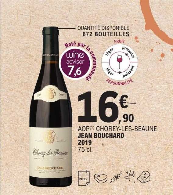 aop chorey-les-beaune jean bouchard 2019