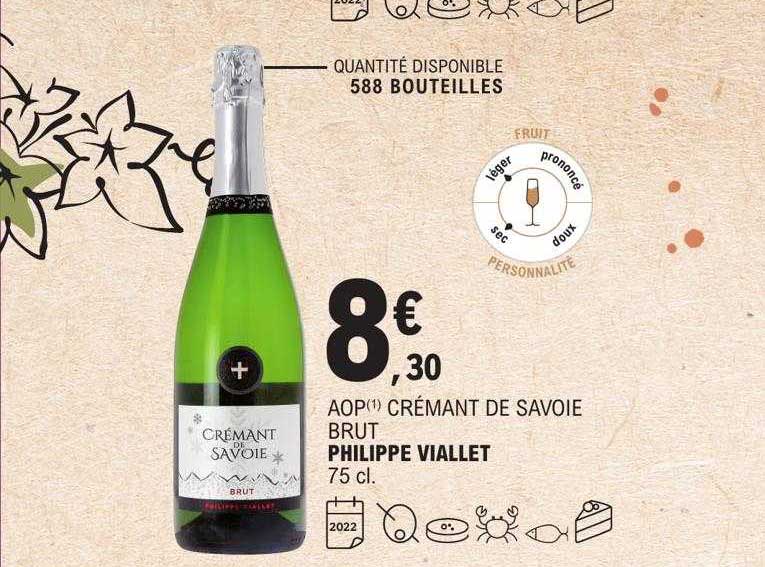 aop crémant de savoie brut philippe viallet