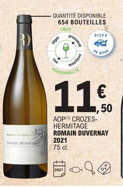 aop crozes-hermitage romain duvernay 2021