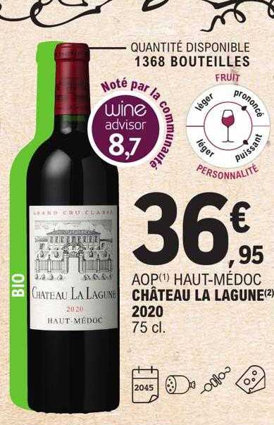 Aop Haut-médoc Château La Lagune 2020