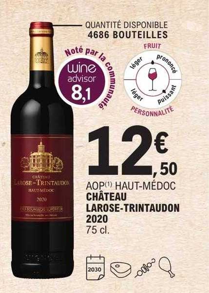 aop haut-médoc château larose-trintaudon 2020