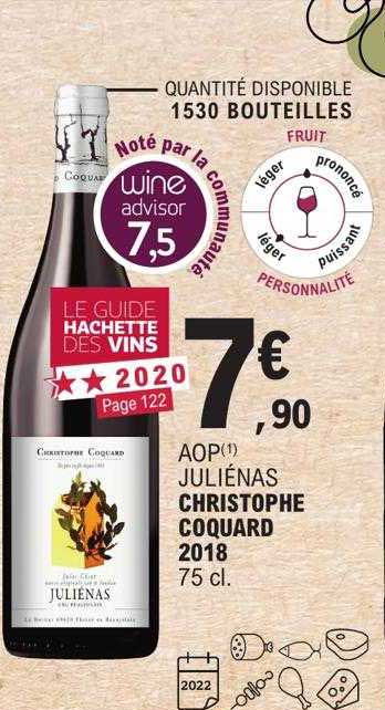 aop juliénas christophe coquard 2018