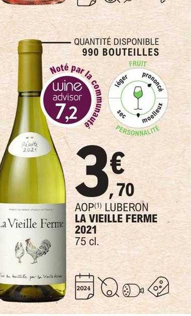 Aop Luberon La Vieille Ferme 2021