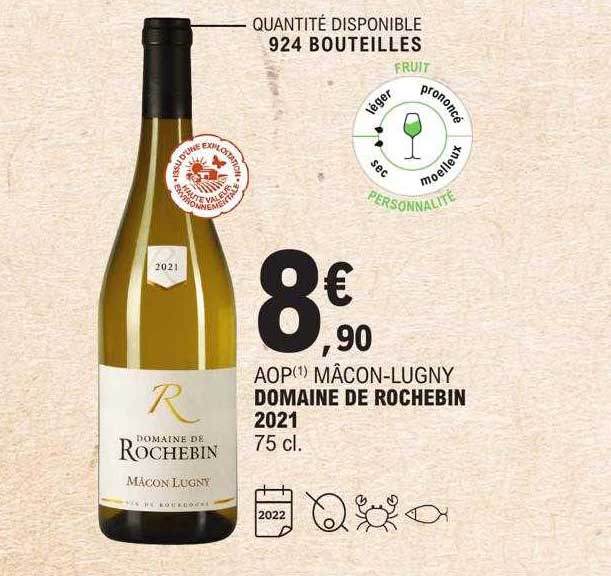 aop mâcon-lugny domaine de rochebin 2021