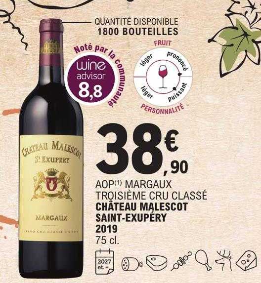 aop margaux troisième cru classé château malescot saint-exupéry 2019