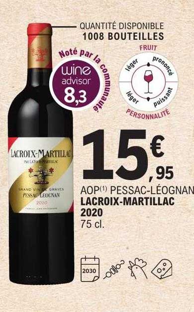 aop pessac-léognan lacroix-martillac 2020