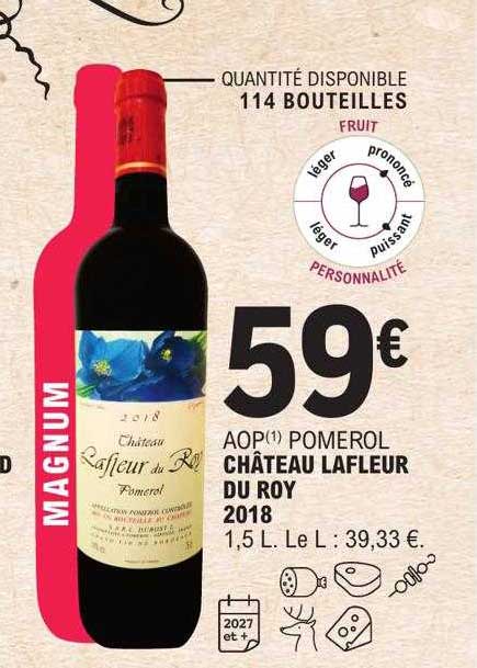 aop pomerol château lafleur du roy 2018