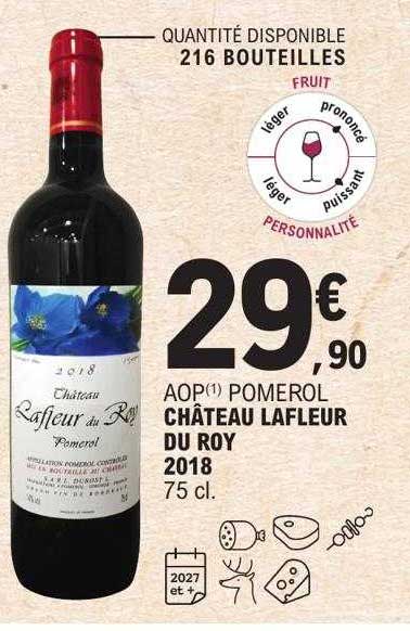 aop pomerol château lafleur du roy 2018