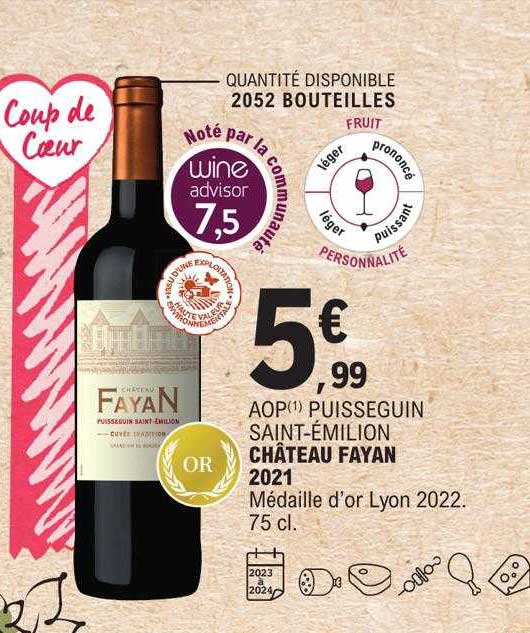 aop puisseguin saint-émilion château fayan 2021
