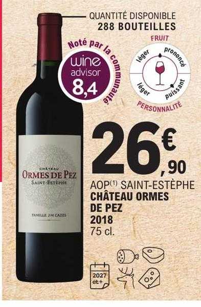 aop saint-estèphe château ormes de pez 2018