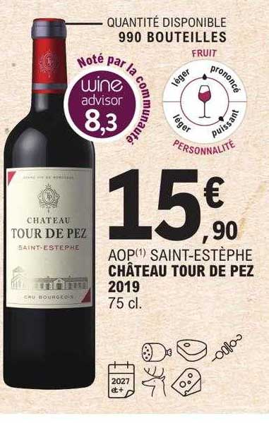 aop saint-estèphe château tour de pez 2019