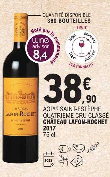 aop saint-estèphe quatrième cru classé château lafon-rochet 2017