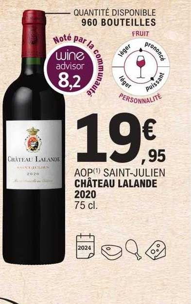 aop saint-julien château lalande 2020
