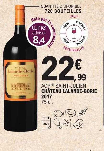 aop saint-julien château lalande-borie 2017