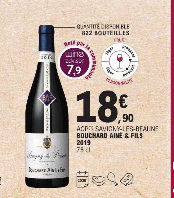 aop savigny-les-beaune bouchard ainé & fils 2019