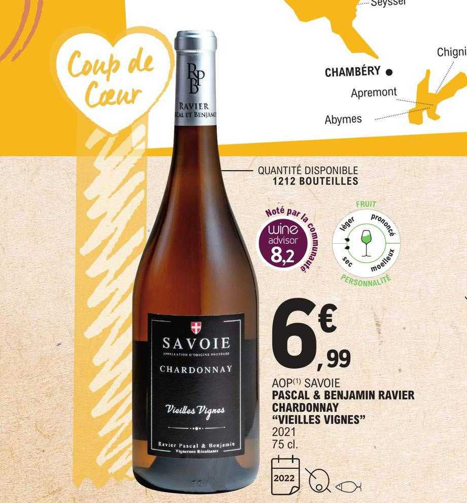 aop savoie pascal & benjamin ravier chardonnay "vieilles vignes" 2021