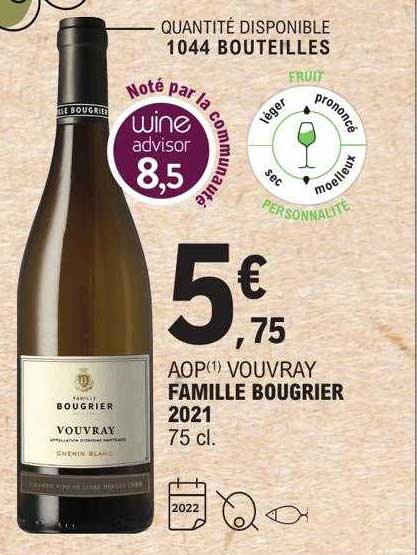 Aop Vouvray Famille Bourgrier 2021