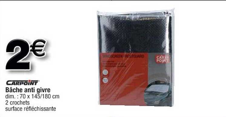 bâche anti givre carpoint