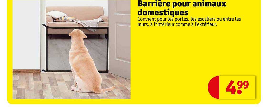 barrière pour animaux domestiques