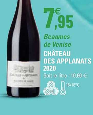 beaumes de venise château des applanats 2020