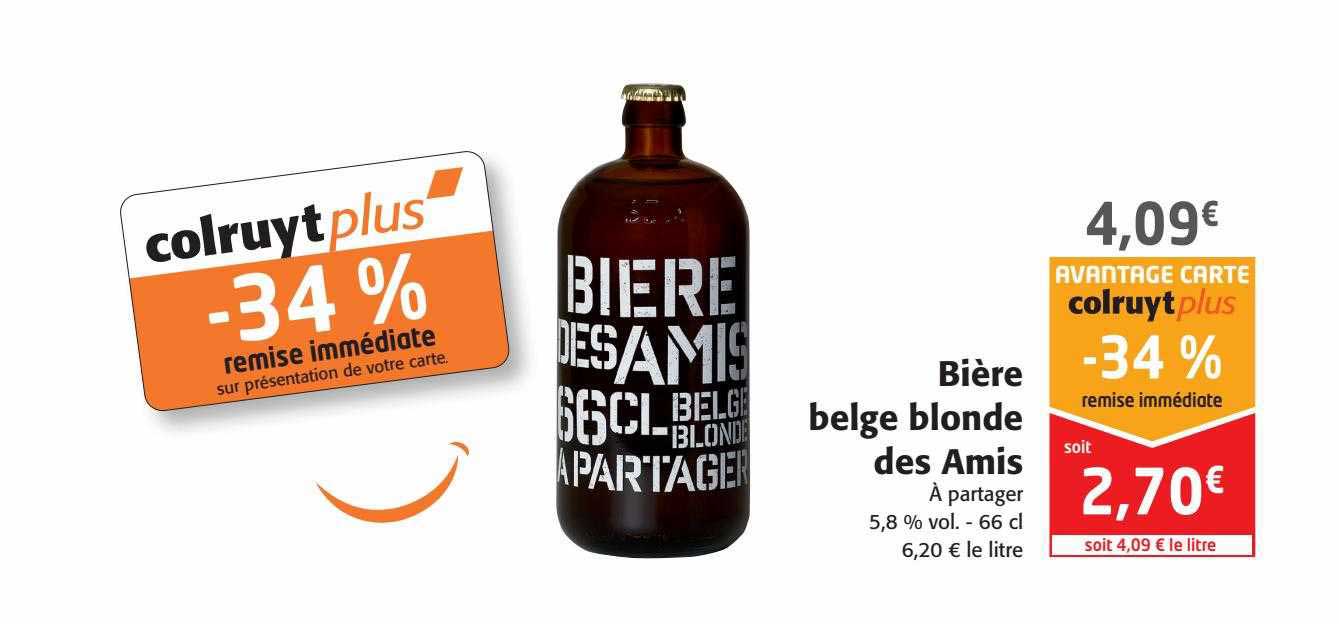 bière belge blonde des amis