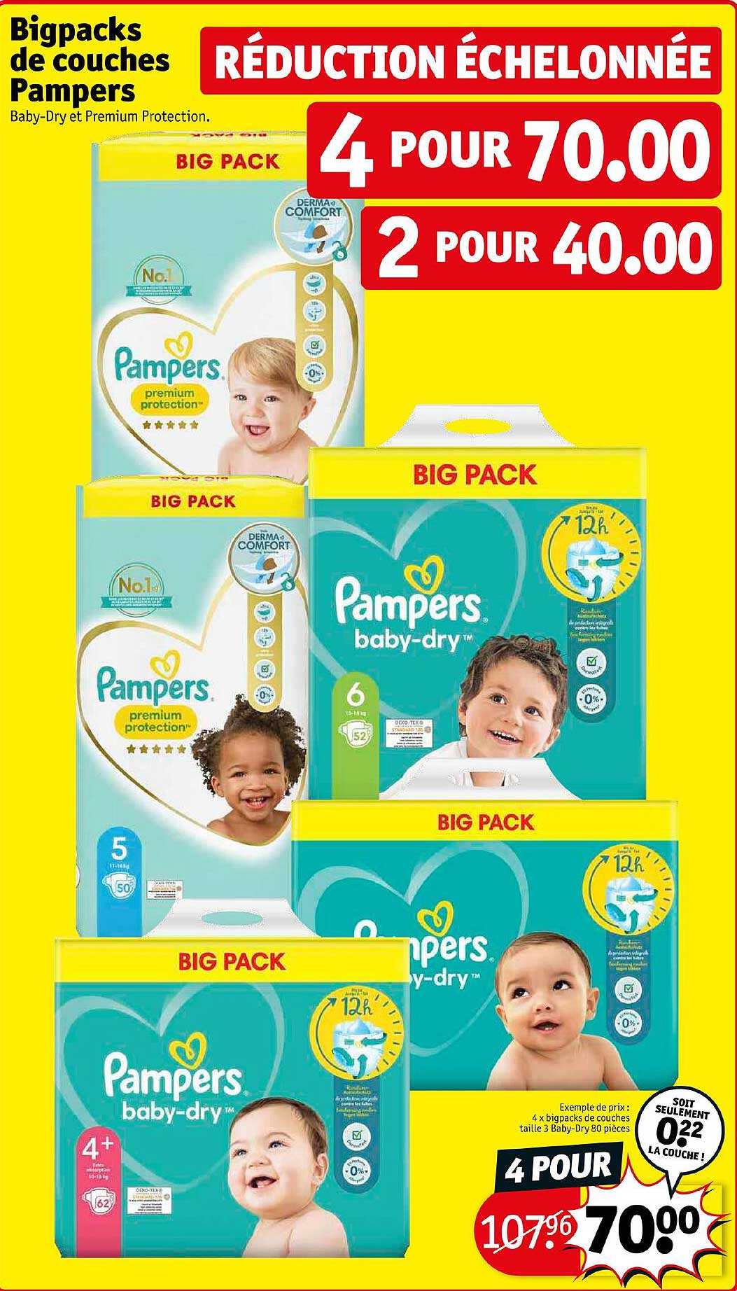 Bigpacks De Couches Pampers