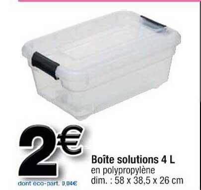 boîte solutions 4l