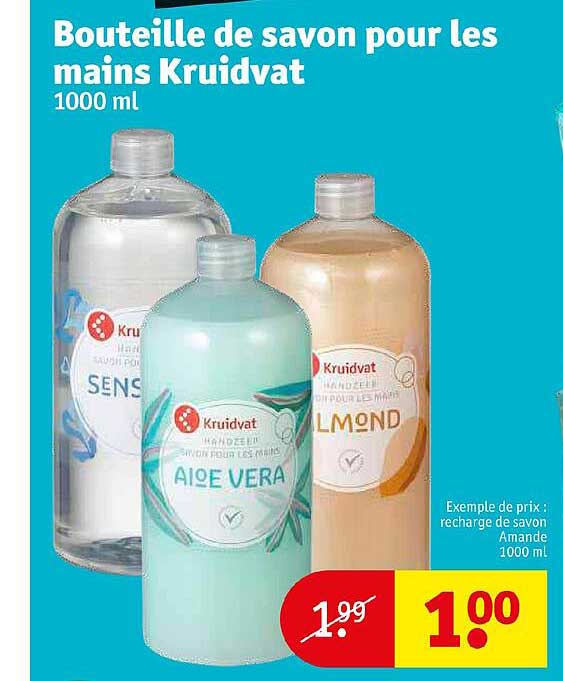 Bouteille De Savon Pour Les Mains Kruidvat