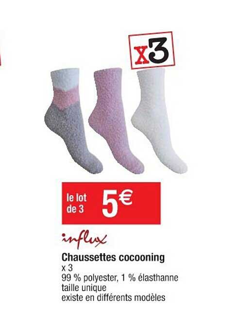 chaussettes cocooning influx