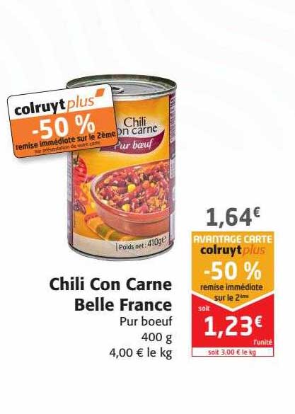 chili con carne belle france