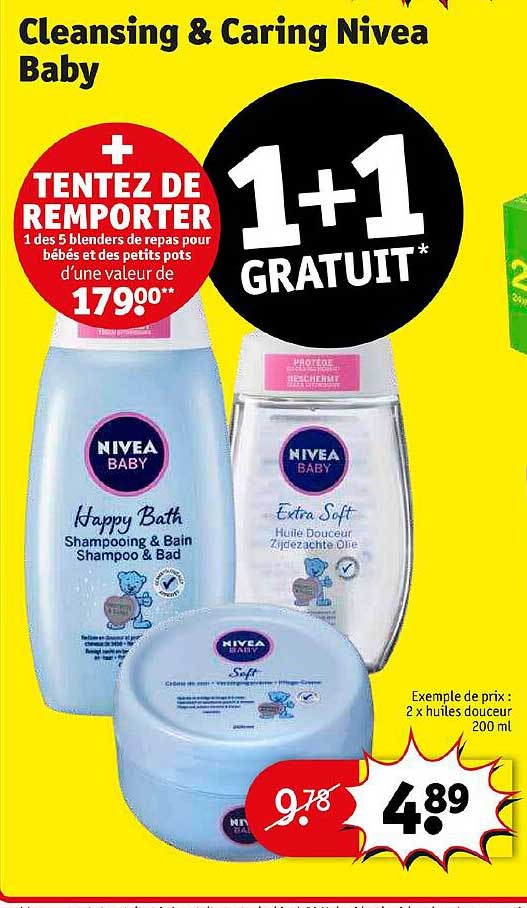 cleansing & caring nivea baby