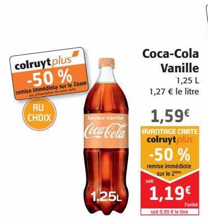 coca-cola vanille