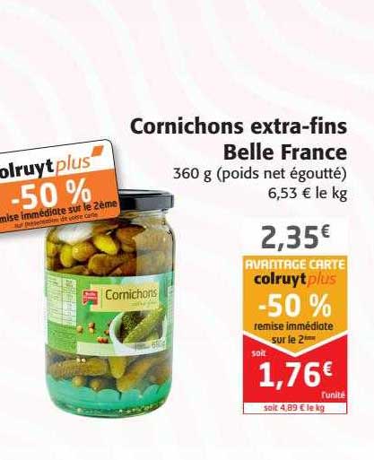 cornichons extra-fins belle france