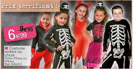 costume enfant au choix