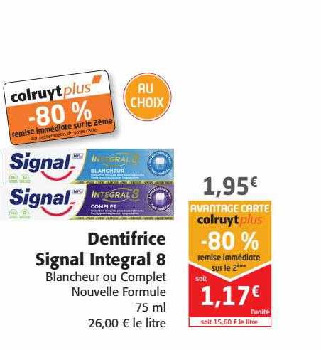 Dentifrice Signal Intégral 8