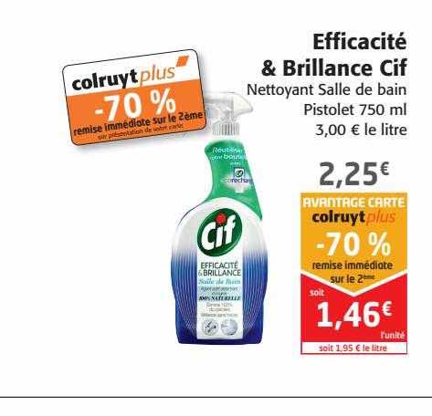 efficacité & brillance cif
