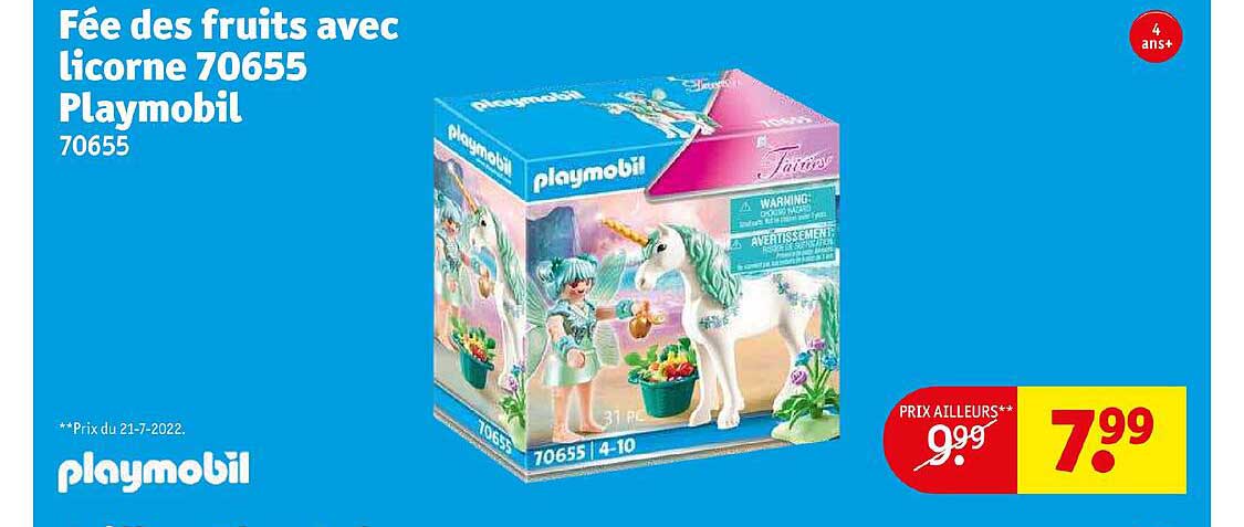 Fée Des Fruits Avec Licorne 70655 Playmobil