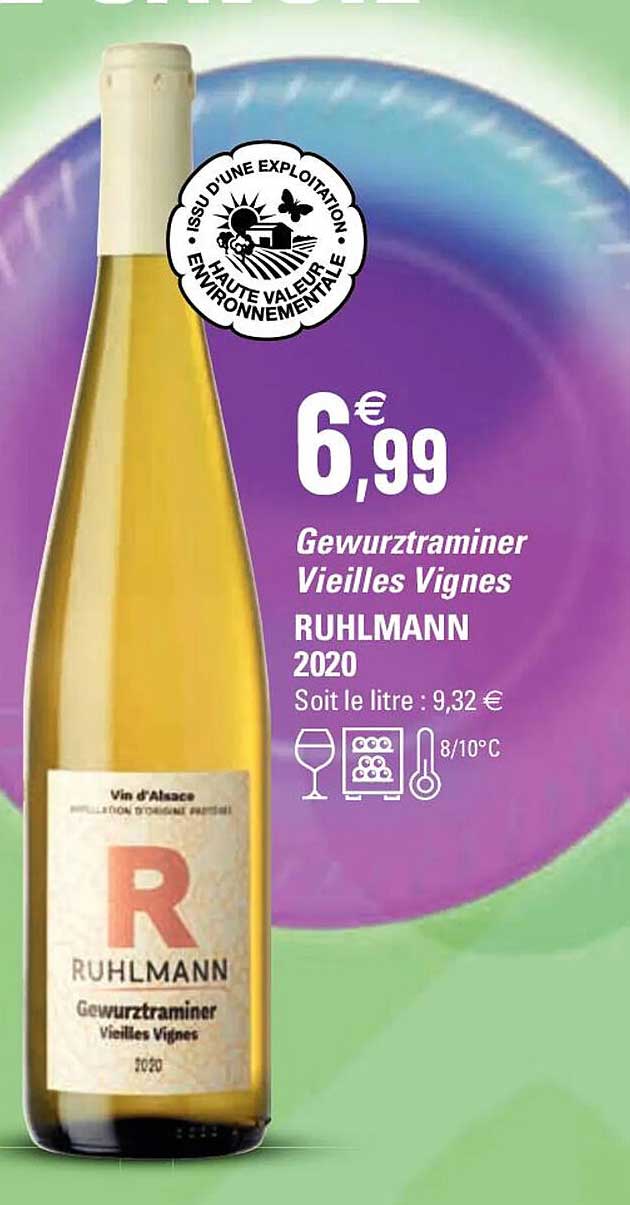 gewurztraminer vieilles vignes ruhlmann 2020