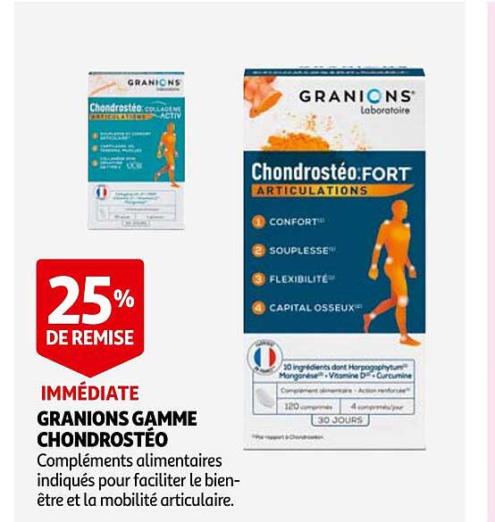 granions gamme chondrostéo