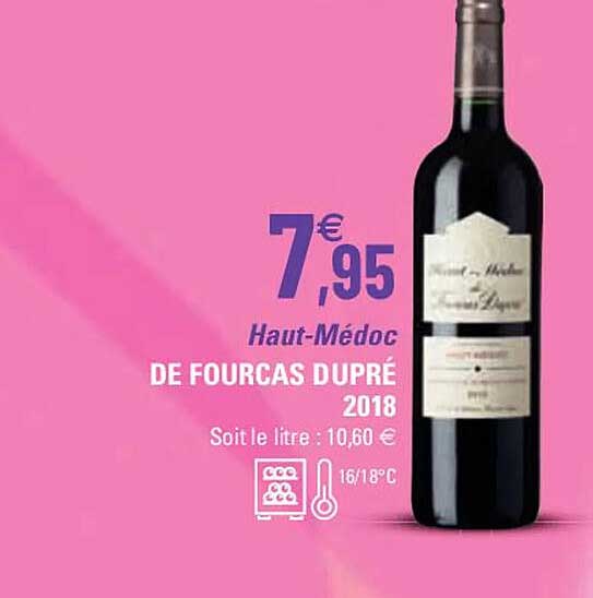 haut-médoc de fourcas dupré 2018