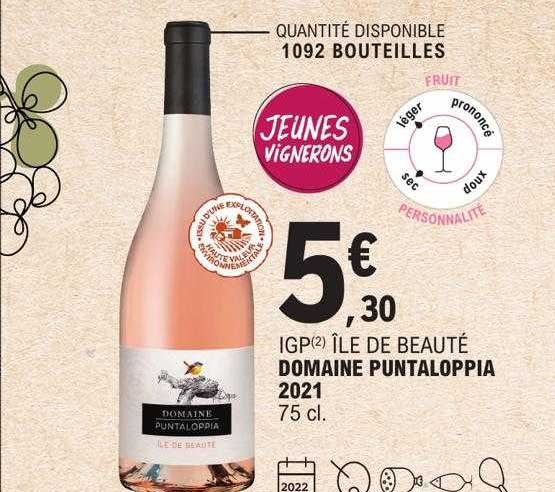Igp île De Beauté Domaine Puntaloppia 2021
