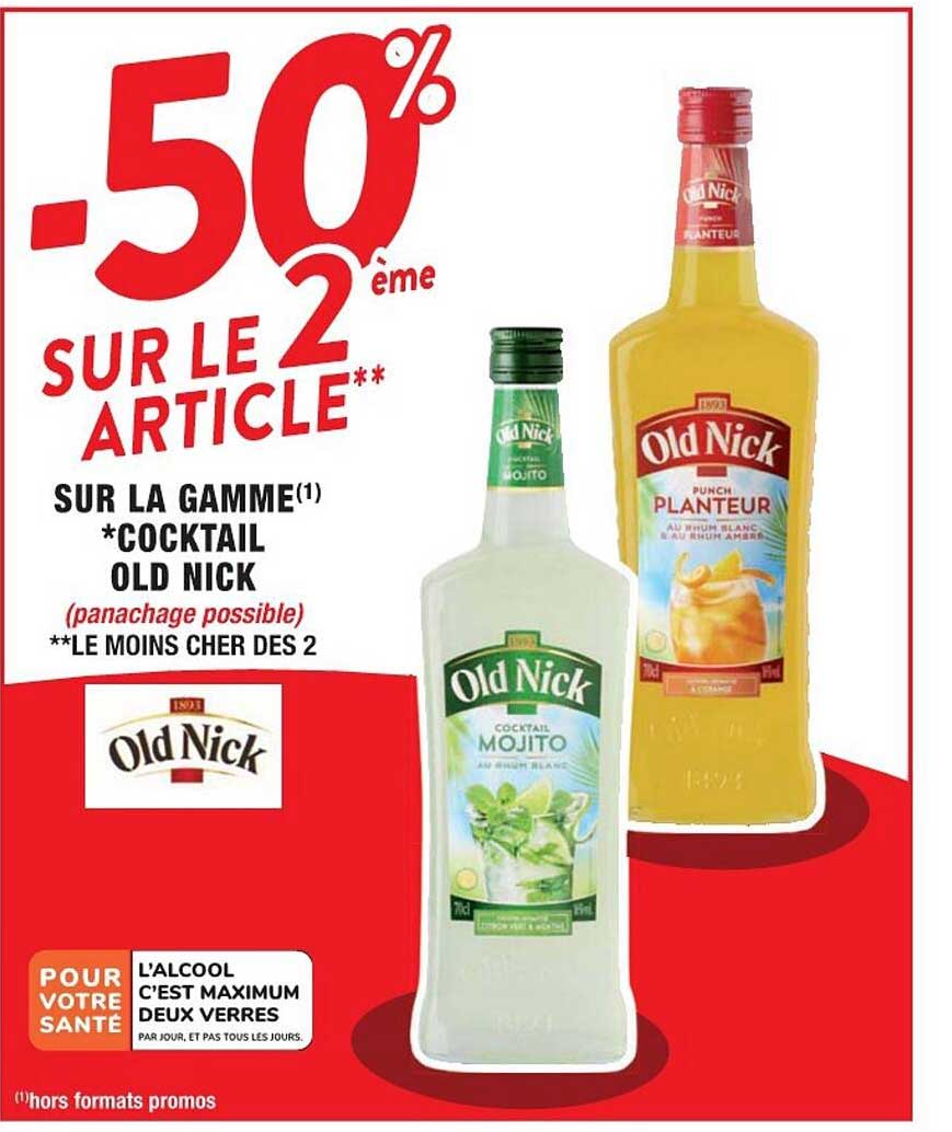 la gamme cocktail old nick