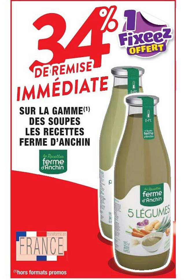 la gamme des soupes les recettes ferme d'anchin
