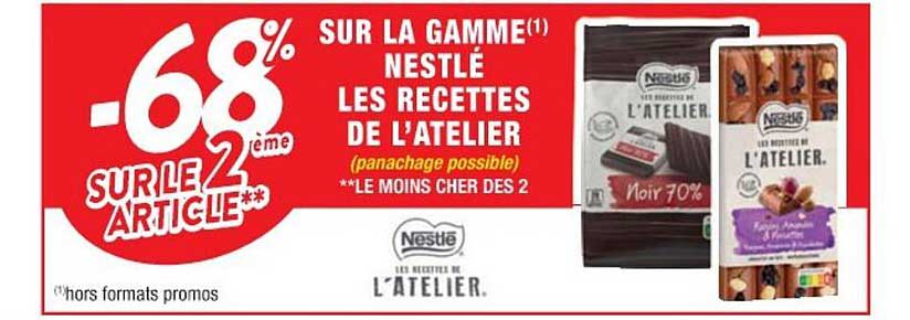 la gamme nestlé les recettes de l'atelier