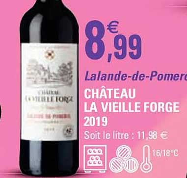 lalande-de-pomerol château la vieille forge 2019