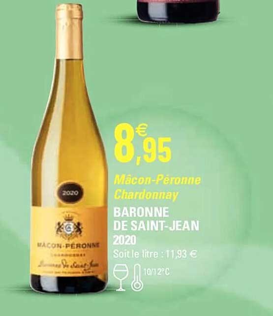 mâcon-péronne chardonnay baronne de saint-jean 2020