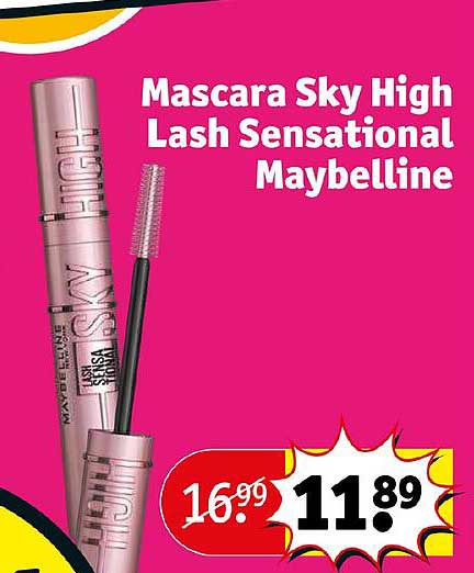 mascara sky high lash sensational maybelline