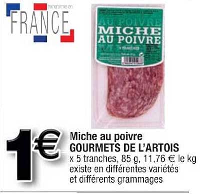 Miche Au Poivre Gourmets De L'artois