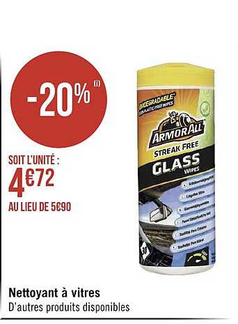 nettoyant à vitres armor all