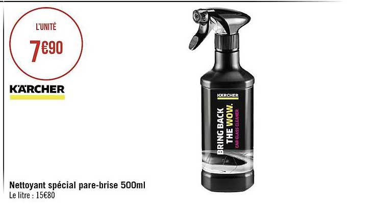 nettoyant spécial pare-brise 500ml kärcher